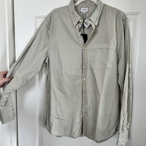 Joe’s Collection Single Pocket Long Sleeve Button Down